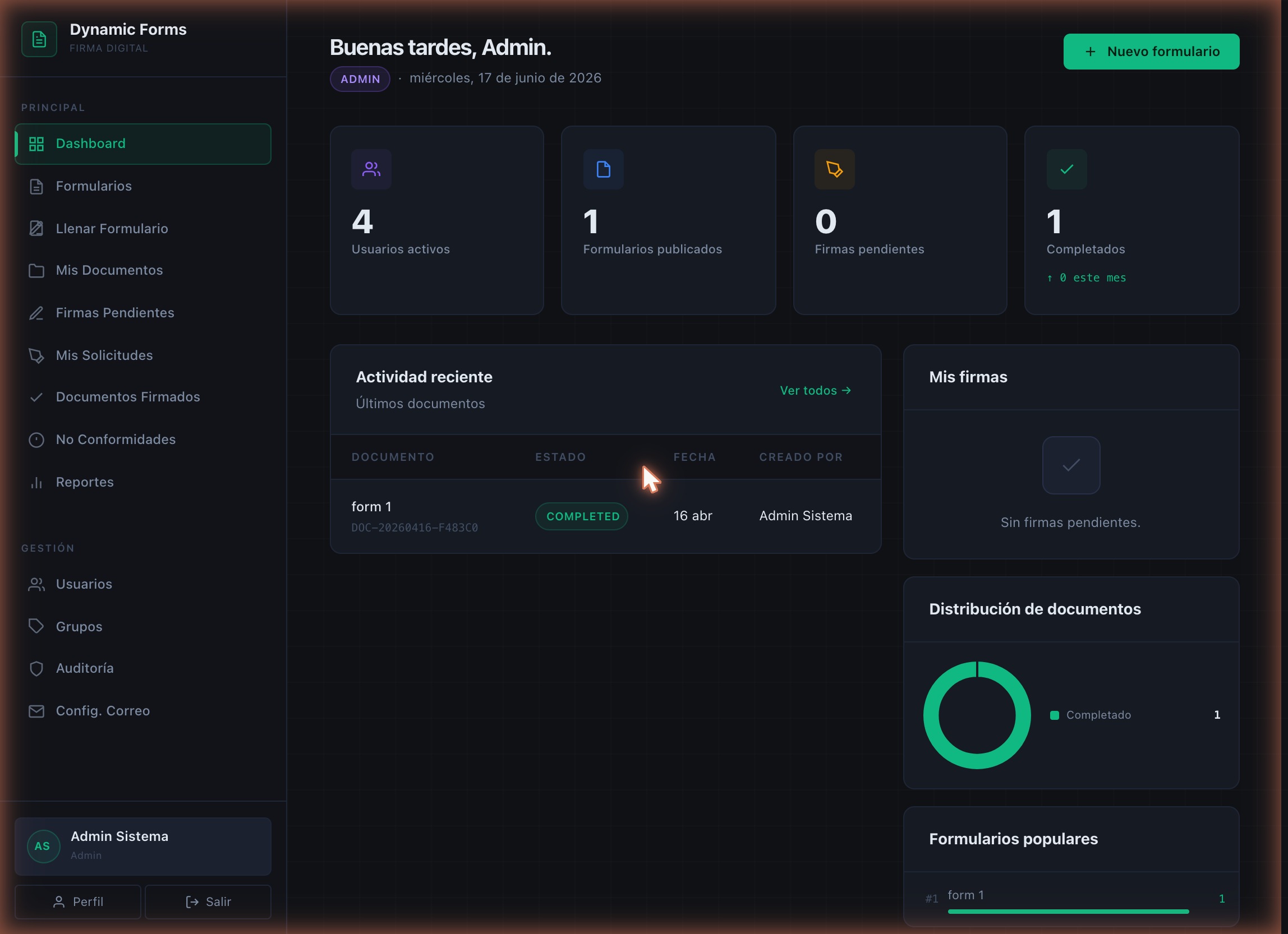 Dashboard